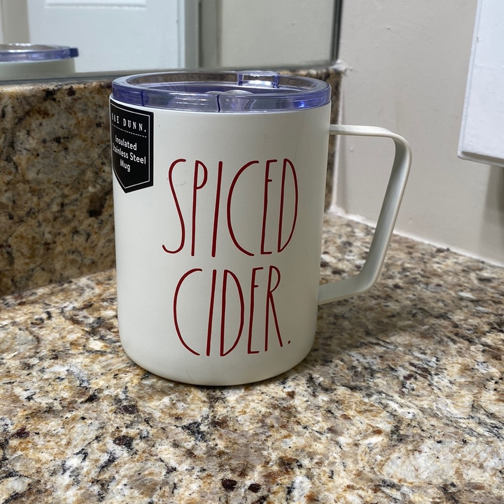 Rae Dunn Coffee Mug  SPICED CIDER New Insulated Stainless Steel Mug